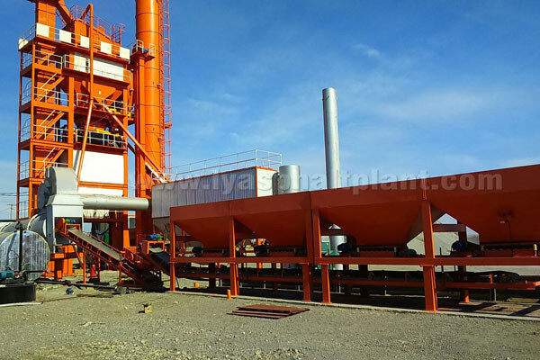 LB1500 asphalt plant in Russia 4